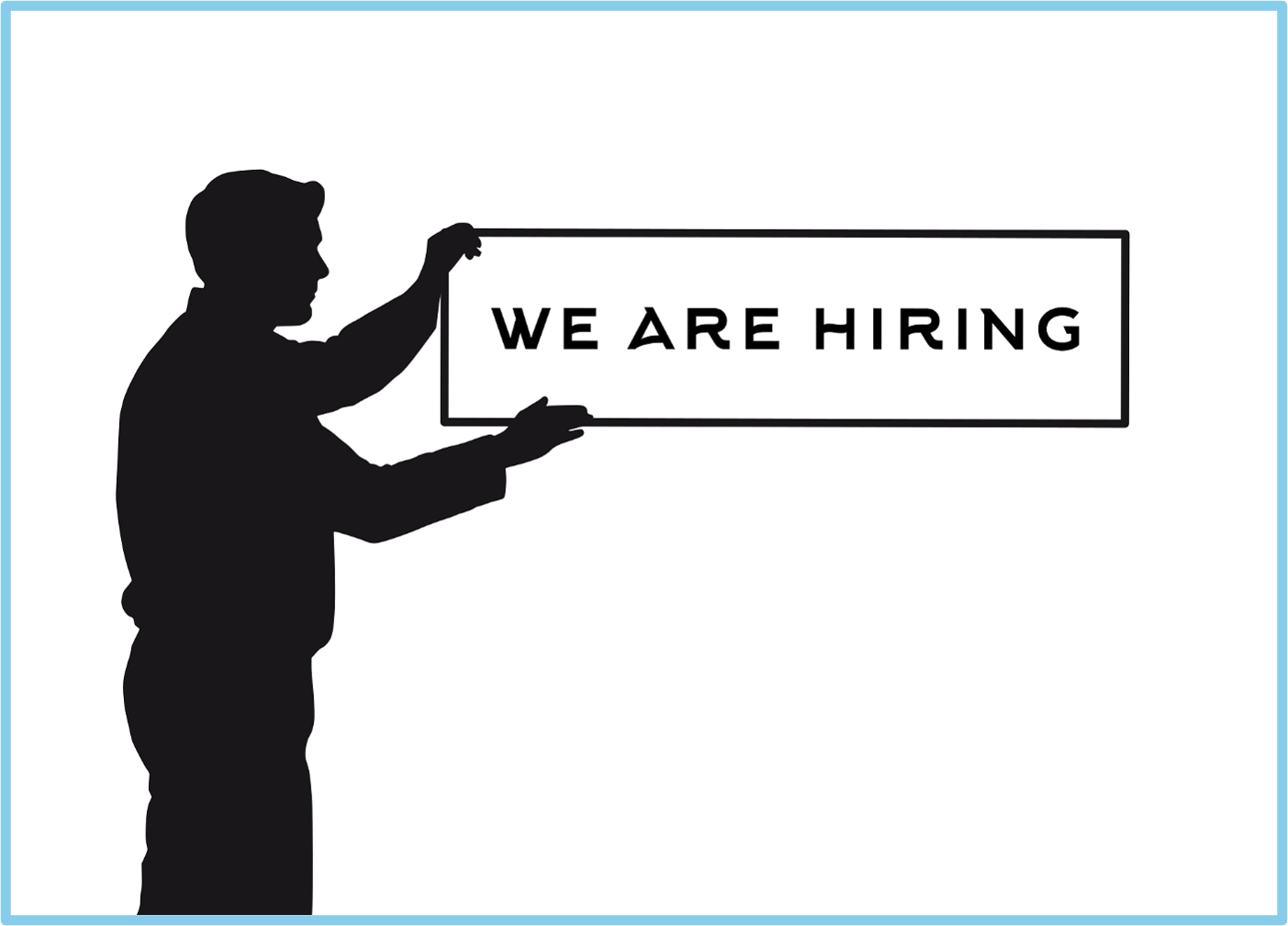 Hiring sign representing temporary vs permanent recruitment in Sydney real estate and property management